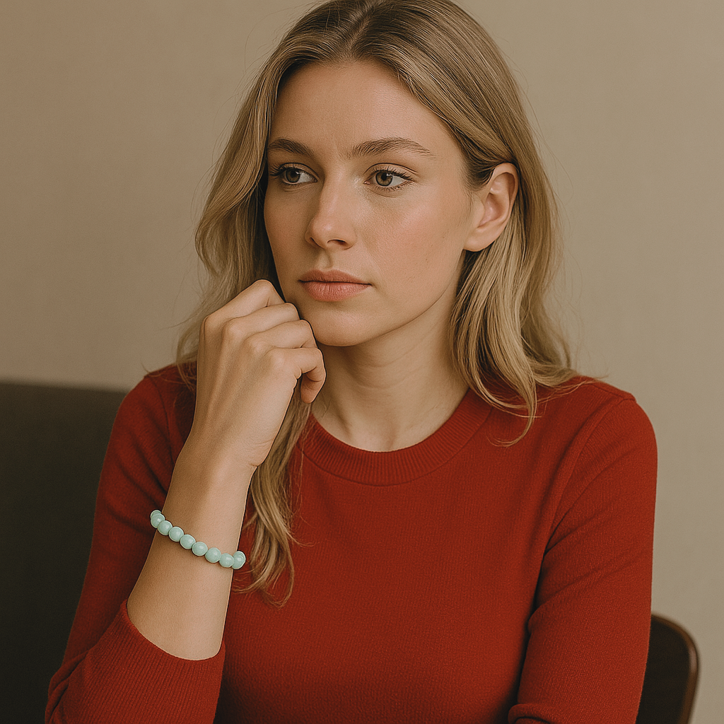 Natürliche grüne Jade Armband