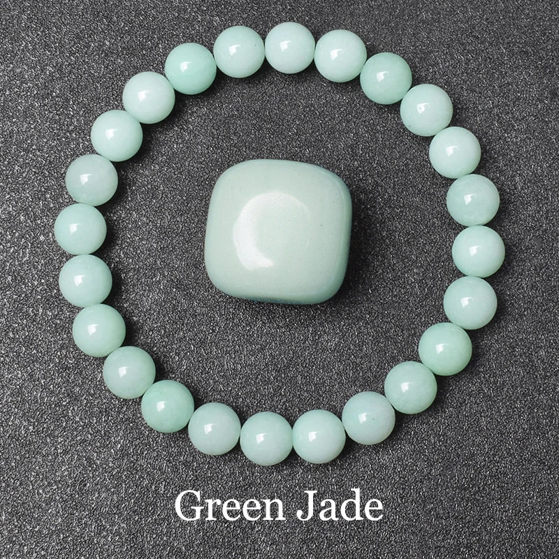 Natürliche grüne Jade Armband